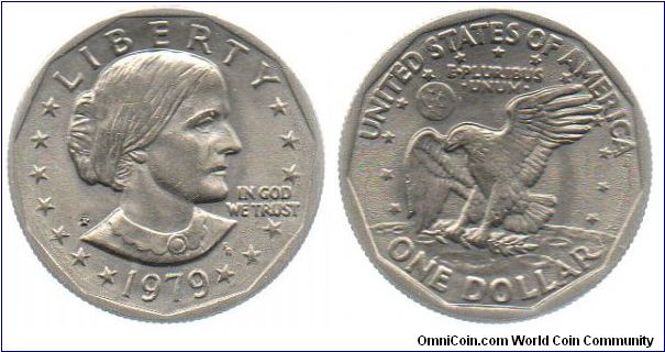 1979 Susan B. Anthony Dollar