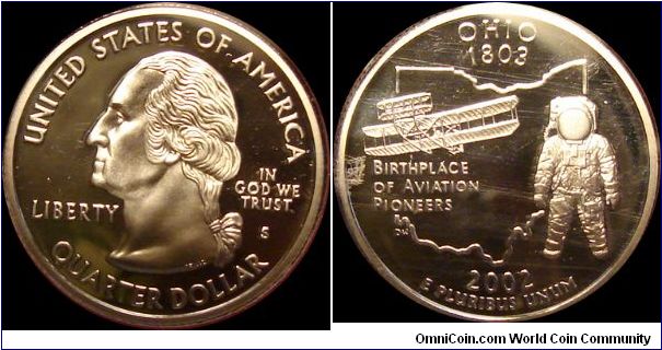 2002-S Proof Ohio State Quarter