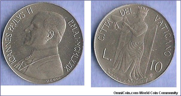 Denominacion: 10 Liras.