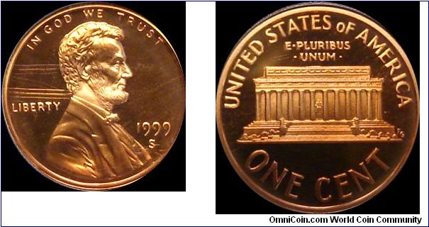 1999-S Proof Lincoln Cent