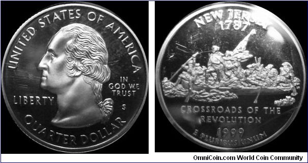 1999-S Proof New Jersey State Quarter