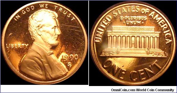 1990-S Proof Lincoln Cent