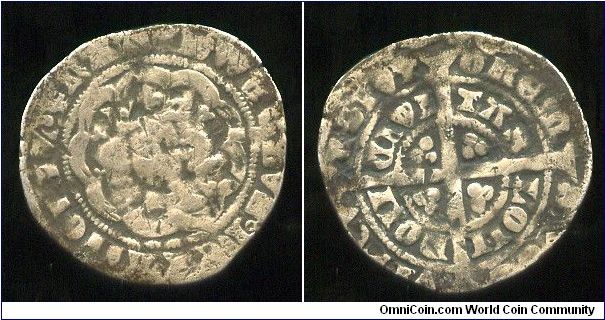 Edward III 
Pre-Treaty 1351-61
Halfgroat
Series D