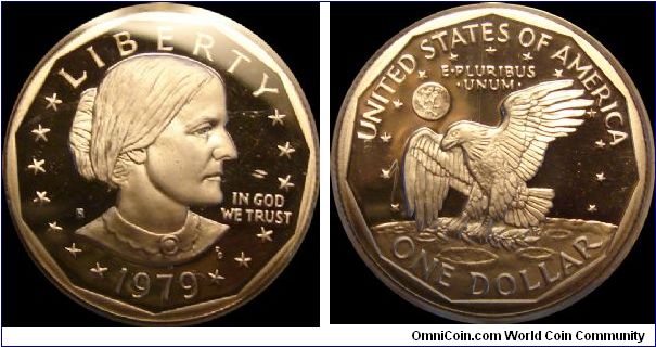 1979-S Proof Susan B. Anthony Dollar