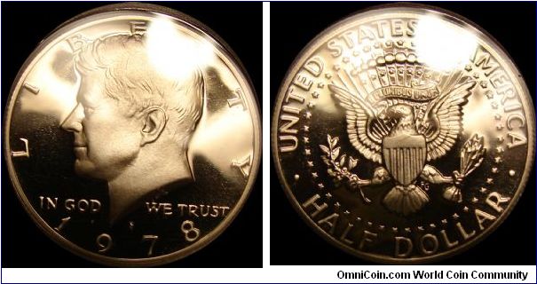 1978-S Proof Kennedy Half Dollar