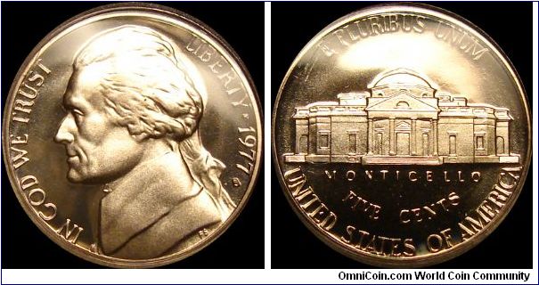 1977-S Proof Jefferson Nickel