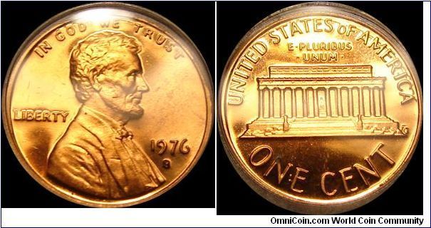 1976-S Proof Lincoln Cent