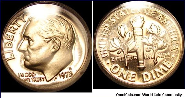 1976-S Proof Roosevelt Dime