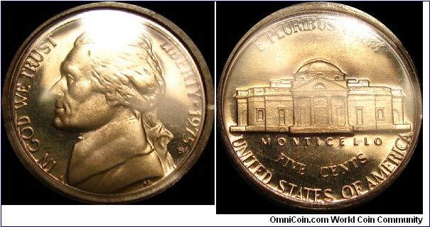 1975-S Proof Jefferson Nickel