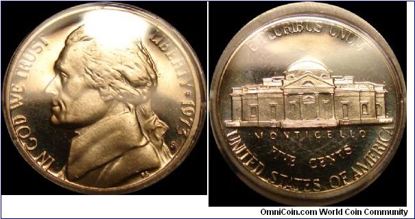 1973-S Proof Jefferson Nickel