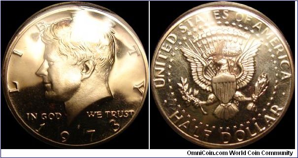 1973-S Proof Kennedy Half Dollar