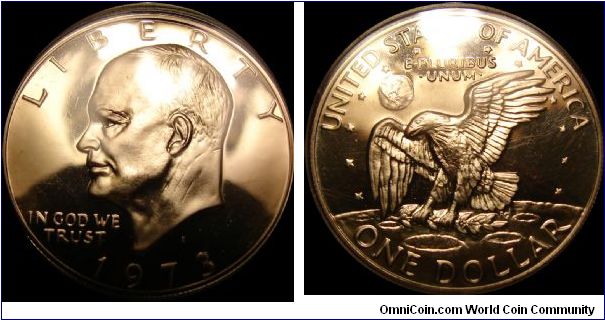 1973-S Proof Eisenhower Dollar