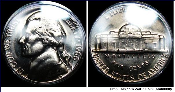 1966 SMS Jefferson Nickel
No Proofs This Year