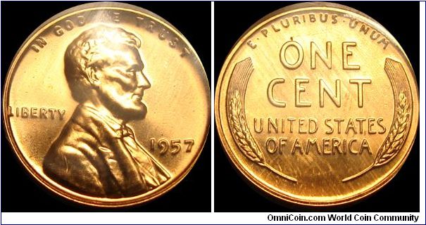 1957 Proof Lincoln Cent