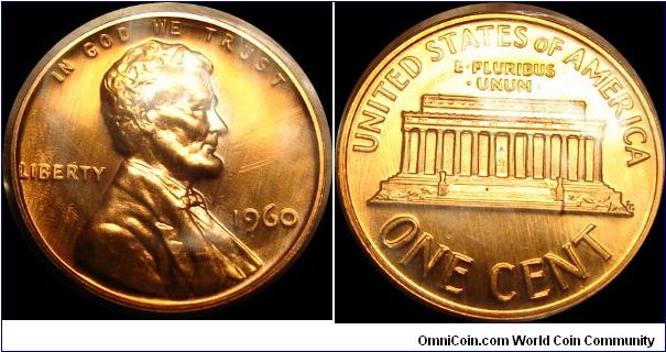 1960 Proof Lincoln Cent Large Date