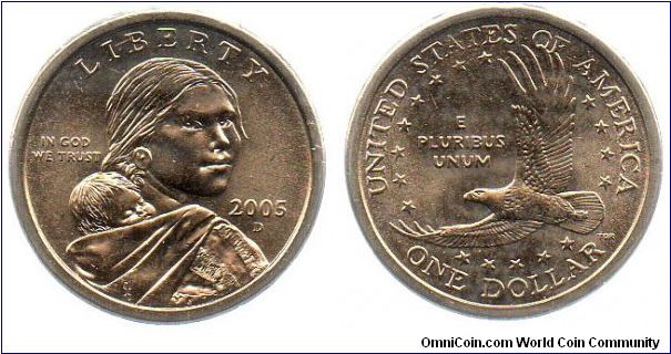 2005 Sacagewea Dollar