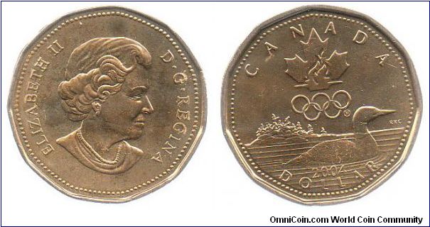 2004 'Lucky Loonie' Dollar