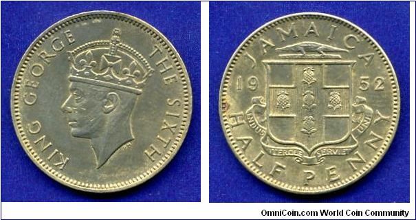 Half penny.
George VI (1936-1952) King.


Br-Ni.