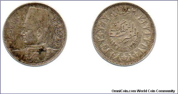 1937 2 Piastres