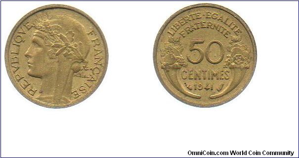 1941 50 centimes