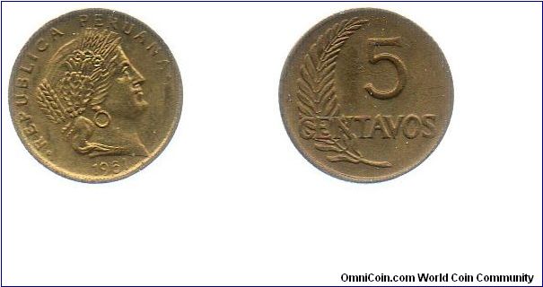 1961 5 centavos