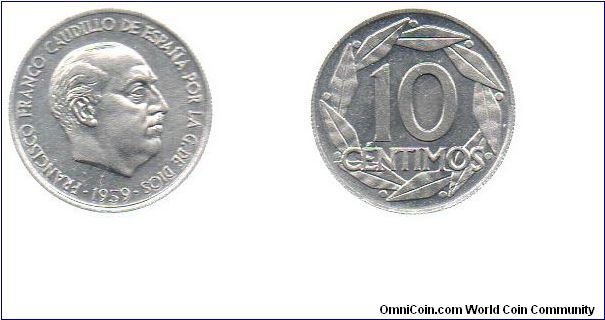 1959 10 centimos