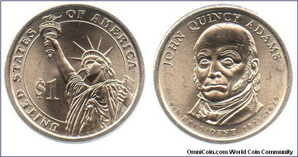 2008 1 Dollar - John Quincy Adams