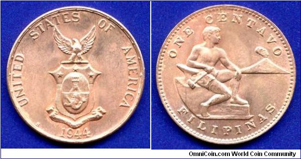 1 centavo.
American Philippines.
'S'- San-Francisco mint.


Cu.