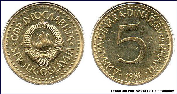 1986 5 Dinara