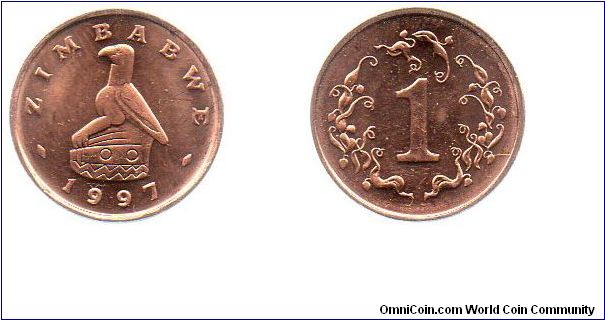 1997 1 cent