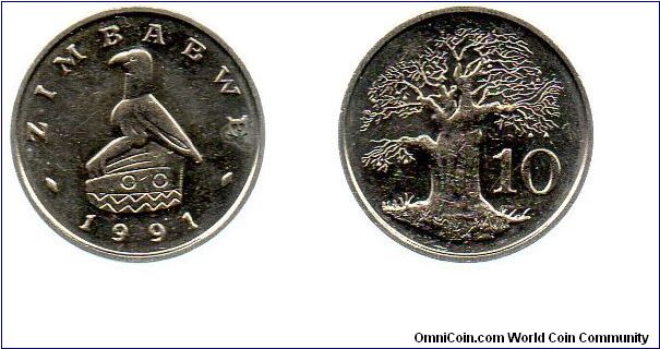 1991 10 cents
