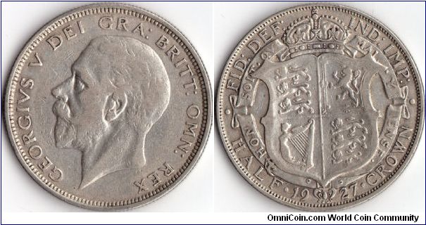 1927 Half Crown