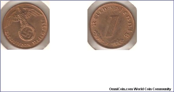 1 Reichspfennig F
