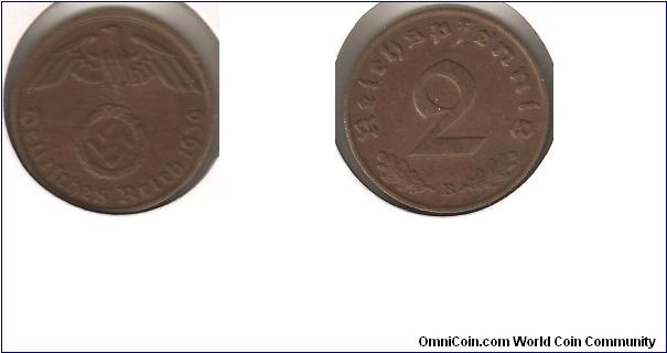 2 Reichspfennig B