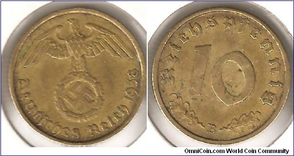 10 Reichspfennig B