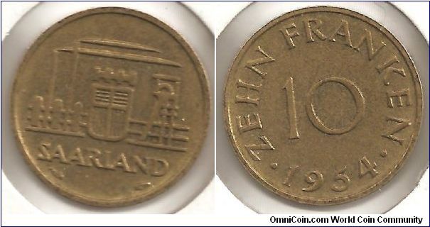 10 Franken Saarland