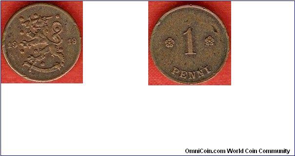 1 penni
copper