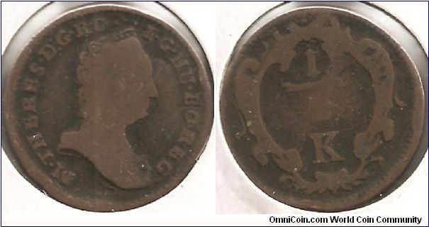 1/2 Kreuzer 1742-1747