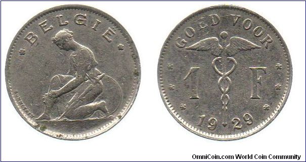 1929 1 Franc