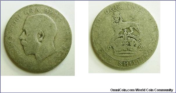 1 Shilling, 
George V, 
Spink ref:4023A