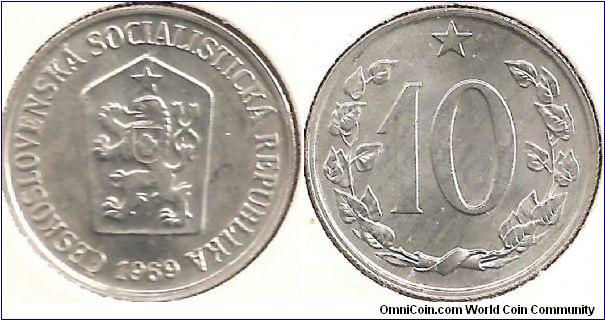 10 Haleru Czechoslovakia