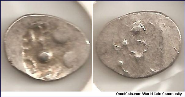 Post Gupta Malwa Franctional Silver Drachm