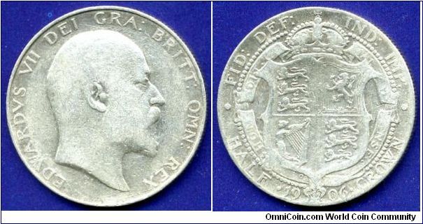 Half Crown.
Edward VII (1901-1910).


Ag925f. 14,14gr.