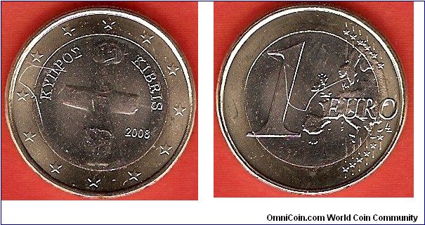 1 euro
bimetal coin