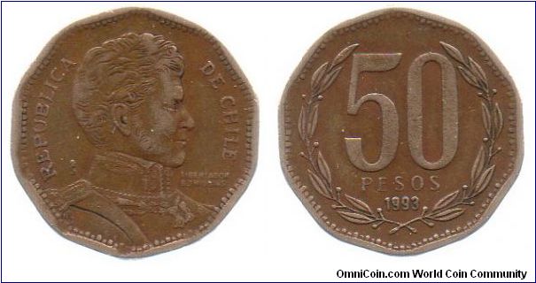 1993 50 Pesos