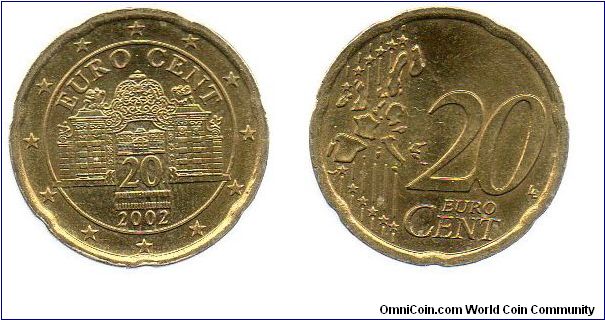 2002 20 Euro cents