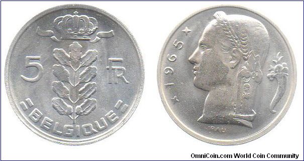 1965 5 Francs - French Legend