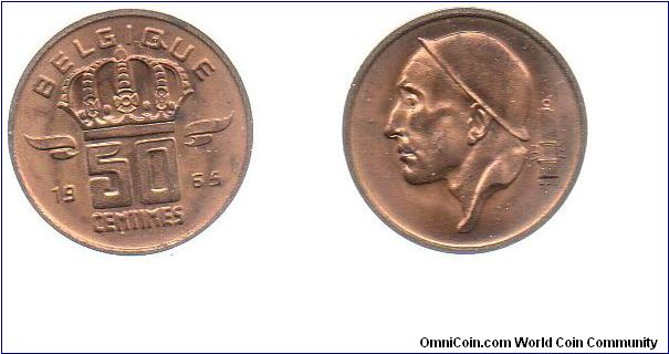 1965 50 centimes - French Legend