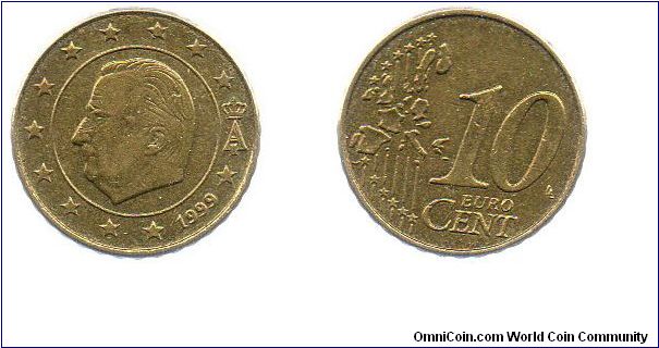 1999 10 Euro cents