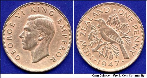 1 penny.
George VI (1936-1952) King & Emeror.


Br.